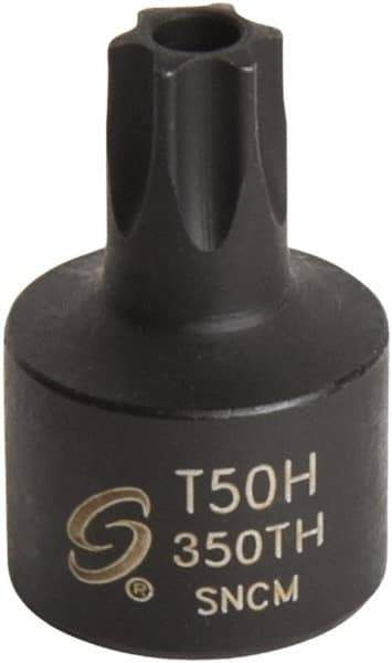 Sunex Tools - 3/8" Drive, T50H Impact Torx Bit Socket - USA Tool & Supply