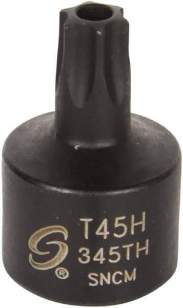 Sunex Tools - 3/8" Drive, T45H Impact Torx Bit Socket - USA Tool & Supply