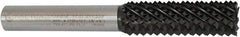 Controx - 17mm Diam, 2" LOC, Plain End, Powdered Metal Diamond Pattern Router Bit - Right Hand Cut, 4-1/2" OAL - USA Tool & Supply