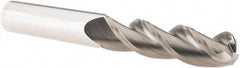 M.A. Ford - 5/8", 3 Flute, Solid Carbide, 1/4" Corner Radius End Mill - 5" OAL, 2-1/2" LOC - USA Tool & Supply