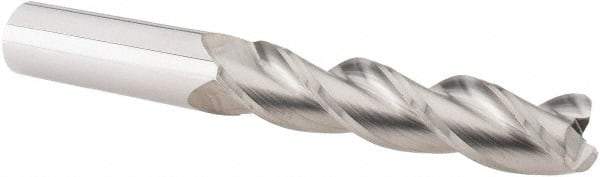 M.A. Ford - 1/2", 3 Flute, Solid Carbide, 1/16" Corner Radius End Mill - 4" OAL, 2-1/4" LOC - USA Tool & Supply