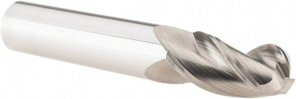 M.A. Ford - 1/2", 3 Flute, Solid Carbide, 3/16" Corner Radius End Mill - 3" OAL, 1" LOC - USA Tool & Supply