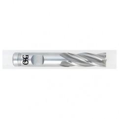32.0mm Dia. x 4-1/2 Overall Length 6-Flute Square End HSS-CO SE End Mill-Round Shank-Non-Center Cutting-Uncoated - USA Tool & Supply