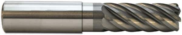 M.A. Ford - 16mm, 7 Flute, Solid Carbide, 4mm Corner Radius End Mill - 150mm OAL, 40mm LOC - USA Tool & Supply