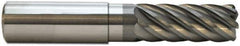 M.A. Ford - 16mm, 7 Flute, Solid Carbide, 1mm Corner Radius End Mill - 150mm OAL, 40mm LOC, 80mm Extended Reach - USA Tool & Supply