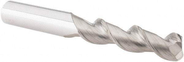 M.A. Ford - 1/2", 2 Flute, Solid Carbide, 1/8" Corner Radius End Mill - 4" OAL, 2" LOC - USA Tool & Supply