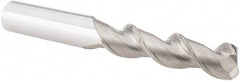 M.A. Ford - 1/2", 2 Flute, Solid Carbide, 1/8" Corner Radius End Mill - 4" OAL, 2" LOC - USA Tool & Supply