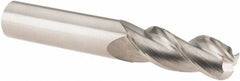 M.A. Ford - 3/8", 3 Flute, Solid Carbide, 1/8" Corner Radius End Mill - 2-1/2" OAL, 1" LOC - USA Tool & Supply