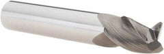 M.A. Ford - 1/2", 3 Flute, Solid Carbide, 0.04" Corner Radius End Mill - 3" OAL, 3/4" LOC - USA Tool & Supply