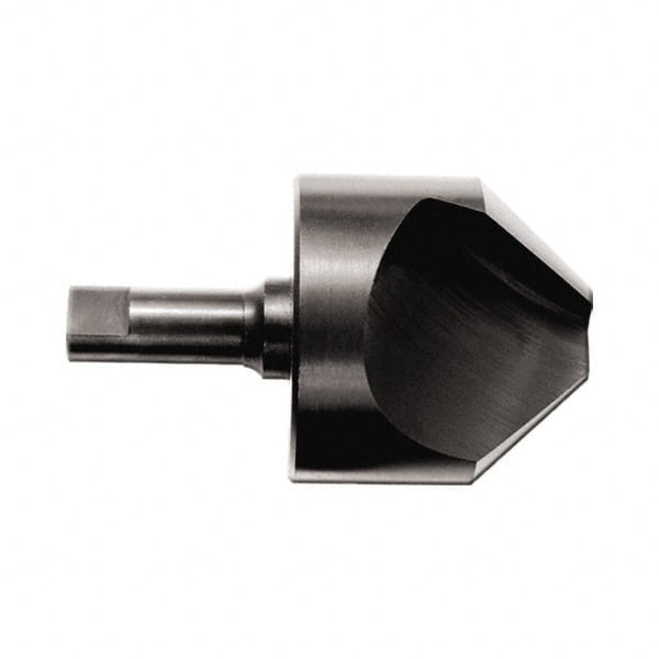 M.A. Ford - 5/8" Head Diam, 1/4" Shank Diam, 1 Flute 60° High Speed Steel Countersink - USA Tool & Supply