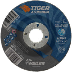 ‎4-1/2X1/4 TIGER ALUM T27 GRIND WHL - USA Tool & Supply