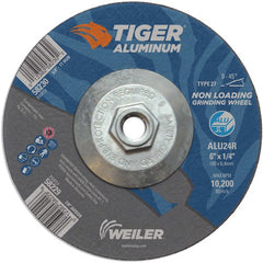 6X1/4 TIGER ALUM T27 GRIND WHL - USA Tool & Supply