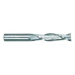 1/2 Dia. x 4 Overall Length 2-Flute Square End Solid Carbide SE End Mill-Round Shank-Center Cut-Uncoated - USA Tool & Supply