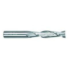 1 Dia. x 5 Overall Length 2-Flute Square End Solid Carbide SE End Mill-Round Shank-Center Cut-Uncoated - USA Tool & Supply