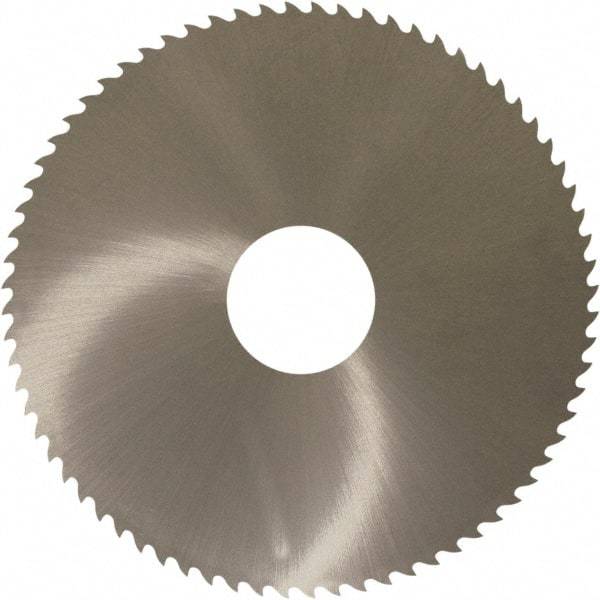 Controx - 2-3/4" Diam x 1/16" Blade Thickness x 1" Arbor Hole Diam, 44 Tooth Slitting and Slotting Saw - Arbor Connection, Right Hand, Uncoated, Solid Carbide, 15° Rake, Concave Ground - USA Tool & Supply