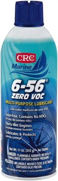 CRC - 16 oz Aerosol Nondrying Film Lubricant - Clear Blue-Green, -50°F to 250°F - USA Tool & Supply