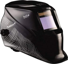 bolle SAFETY - 4" Window Width x 2" Window Height, 5, 8 to 13 Shade Auto-Darkening Lens, Fixed Front Welding Helmet with Digital Controls - Black Polycarbonate - USA Tool & Supply