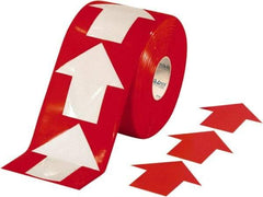 PRO-SAFE - Floor & Egress Marking Tape & Strips Type: Die Cut Shape Surface Type: Non Anti-Slip - USA Tool & Supply