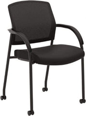 Hon - 34-1/2" High Guest Chair - 23" Wide x 24-3/4" Deep, Fabric Mesh Seat, Black - USA Tool & Supply