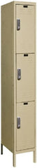 Hallowell - 3 Door, 3 Tier, Electronic Access Lockers - USA Tool & Supply