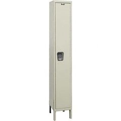Hallowell - 1 Door, 1 Tier, Premium Wardrobe Lockers - USA Tool & Supply