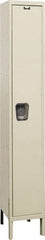 Hallowell - 1 Door, 1 Tier, Premium Wardrobe Lockers - USA Tool & Supply