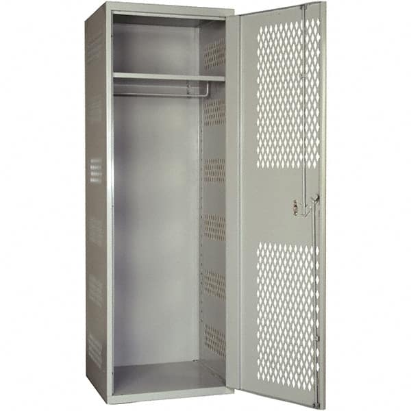 Hallowell - 1 Door, 1 Tier, Welded Locker - USA Tool & Supply