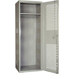 Hallowell - 1 Door, 1 Tier, Welded Locker - USA Tool & Supply
