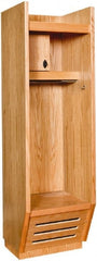 Hallowell - 1 Door, Wood Gear Locker - USA Tool & Supply