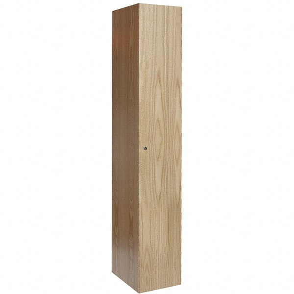 Hallowell - 1 Door, 1 Tier, Premium Wardrobe Lockers - USA Tool & Supply