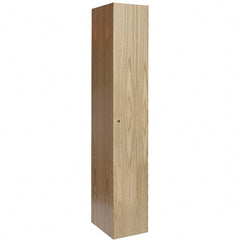 Hallowell - 1 Door, 1 Tier, Premium Wardrobe Lockers - USA Tool & Supply