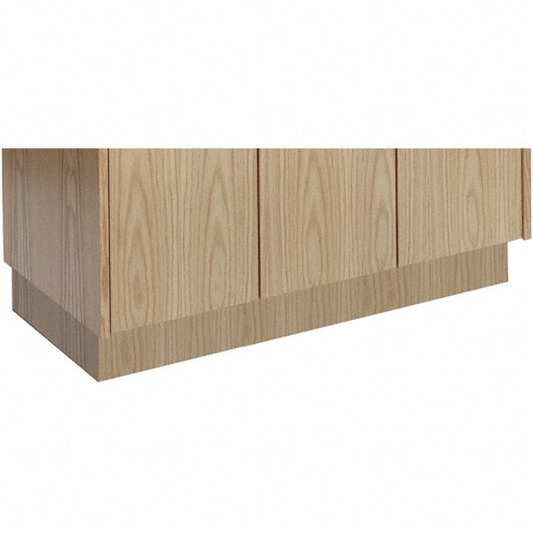 Hallowell - 15" Wide x 4" High x 18" Deep, Locker Base - USA Tool & Supply