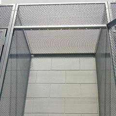 Hallowell - 48" Wide x 60" Deep, Locker UL Greenguard Gold Product Certified for Low Chemical Emissions UL.COM/GG UL 2818 - USA Tool & Supply