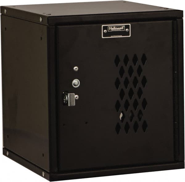 Hallowell - 1 Door, 1 Tier, Premium Box Lockers - USA Tool & Supply