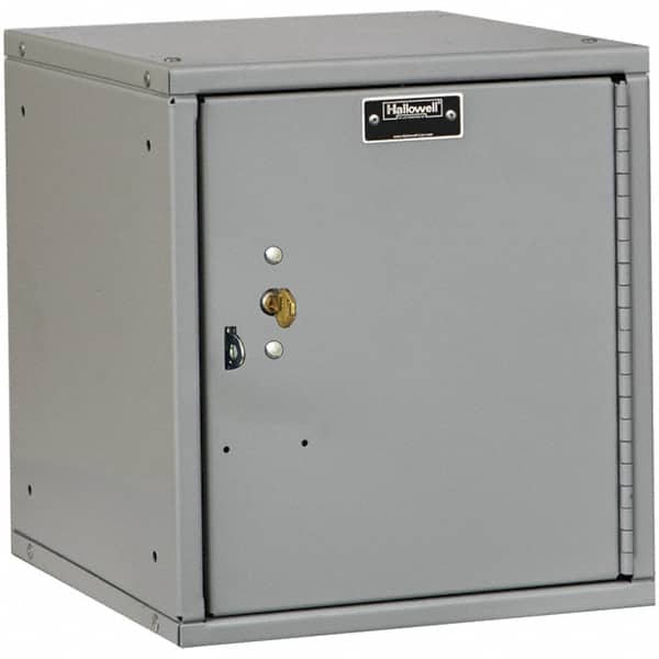 Hallowell - 1 Door, 1 Tier, Premium Box Lockers - USA Tool & Supply
