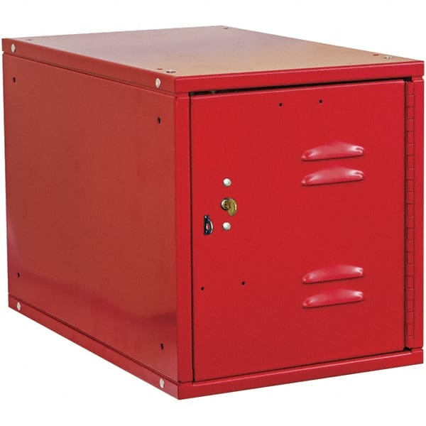Hallowell - 1 Door, 1 Tier, Premium Box Lockers - USA Tool & Supply