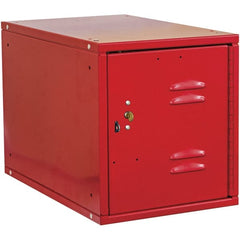Hallowell - 1 Door, 1 Tier, Premium Box Lockers - USA Tool & Supply