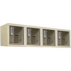 Hallowell - 4 Door, 4 Tier, Safety-View Plus Box Locker - USA Tool & Supply