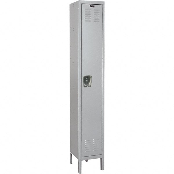 Hallowell - Medsafe 1 Door, 1 Tier, Premium Wardrobe Lockers - USA Tool & Supply