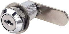 Hallowell - Fence & Barricade Parts & Accessories Type: Cylinder Lock Material: Steel - USA Tool & Supply
