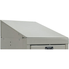 Hallowell - 8" High x 24" Deep, Locker UL Greenguard Gold Product Certified for Low Chemical Emissions UL.COM/GG UL 2818 - USA Tool & Supply