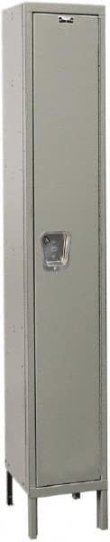 Hallowell - 1 Door, 1 Tier, Premium Wardrobe Lockers - USA Tool & Supply