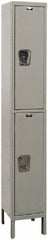 Hallowell - 2 Door, 2 Tier, Premium Wardrobe Lockers - USA Tool & Supply
