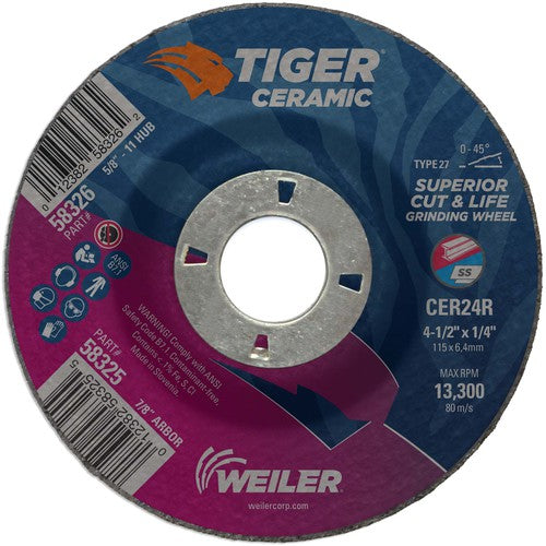 ‎4-1/2X1/4 TIGER CERAMIC TYPE - USA Tool & Supply