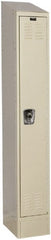 Hallowell - 1 Door, 1 Tier, Ready-Built Wardrobe & Box Lockers - USA Tool & Supply
