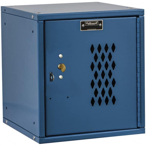 Hallowell - 1 Door, 1 Tier, Premium Box Lockers - USA Tool & Supply