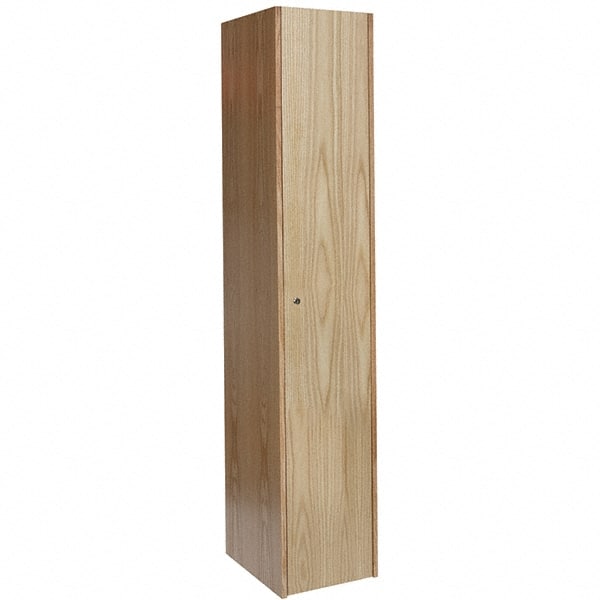 Hallowell - 3/4" Wide x 72" High x 18" Deep, Locker Finished End Panels - USA Tool & Supply