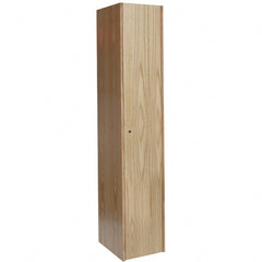 Hallowell - 3/4" Wide x 72" High x 18" Deep, Locker Finished End Panels - USA Tool & Supply