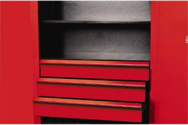 Hallowell - Steel Workbench & Workstation Drawer Kit - 24" Deep, 15" High, Use with Fort Knox & DuraTough All-Welded Cabinets, Fort Knox Modular Utility Storage & Workbench System - USA Tool & Supply
