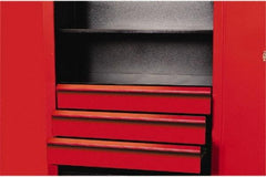 Hallowell - Steel Workbench & Workstation Drawer Kit - 24" Deep, 15" High, Use with Fort Knox & DuraTough All-Welded Cabinets, Fort Knox Modular Utility Storage & Workbench System - USA Tool & Supply